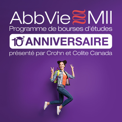 Crohn et Colite Canada célèbre le 10e anniversaire d’AbbVie MII Programme de bourses d’études