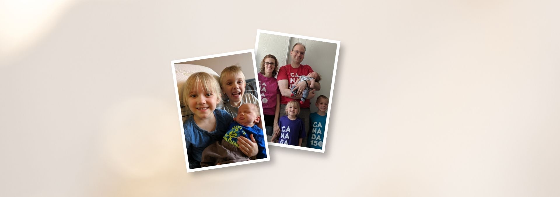 Laura et Pascal, deux parents vivant avec une MII et leurs enfants