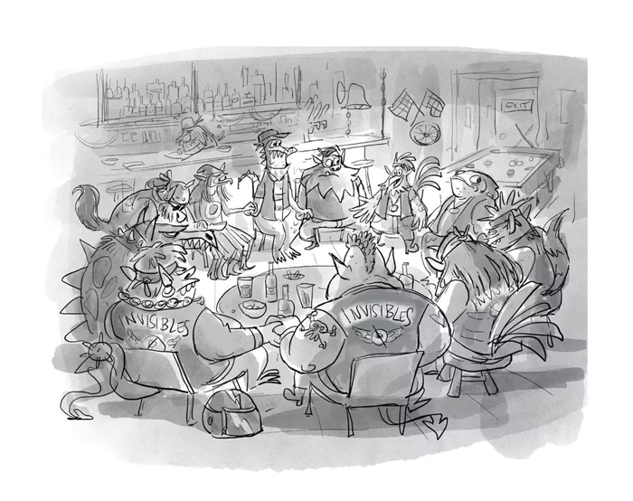 David Soren Invisible Illustration