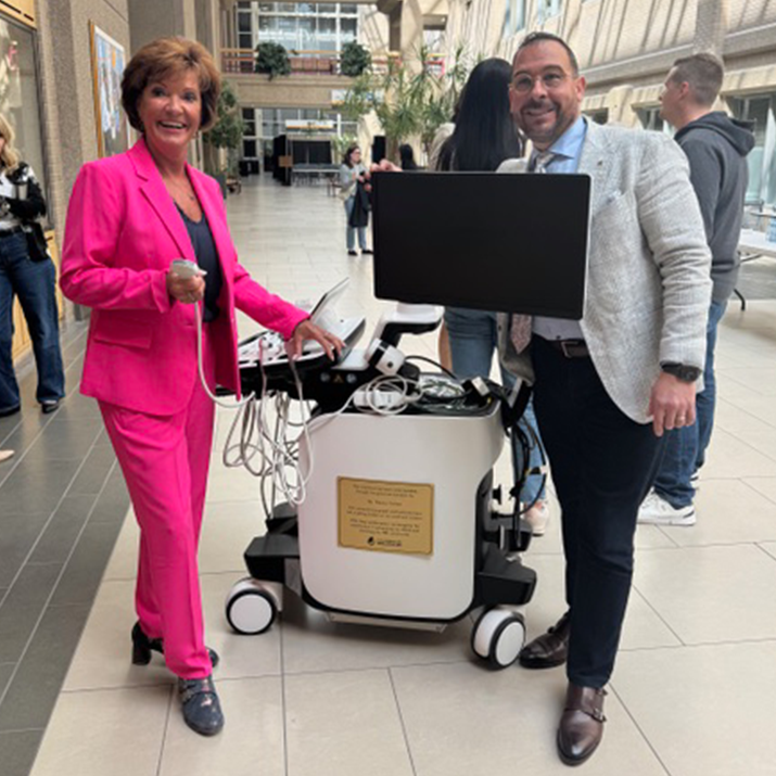 Tammy Truman and Remo Panaccione