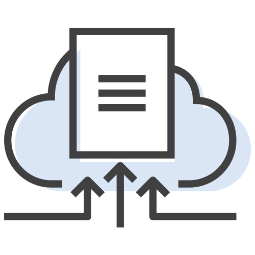 Document uploaded to the cloud