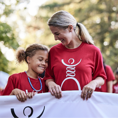 Mother and Daughter at Gutsy Walk