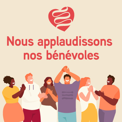 Nous Remercions et Applaudissons Nos Bénévoles!