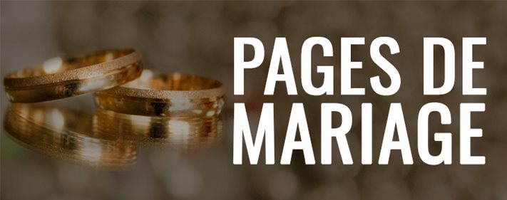 Pages de mariage